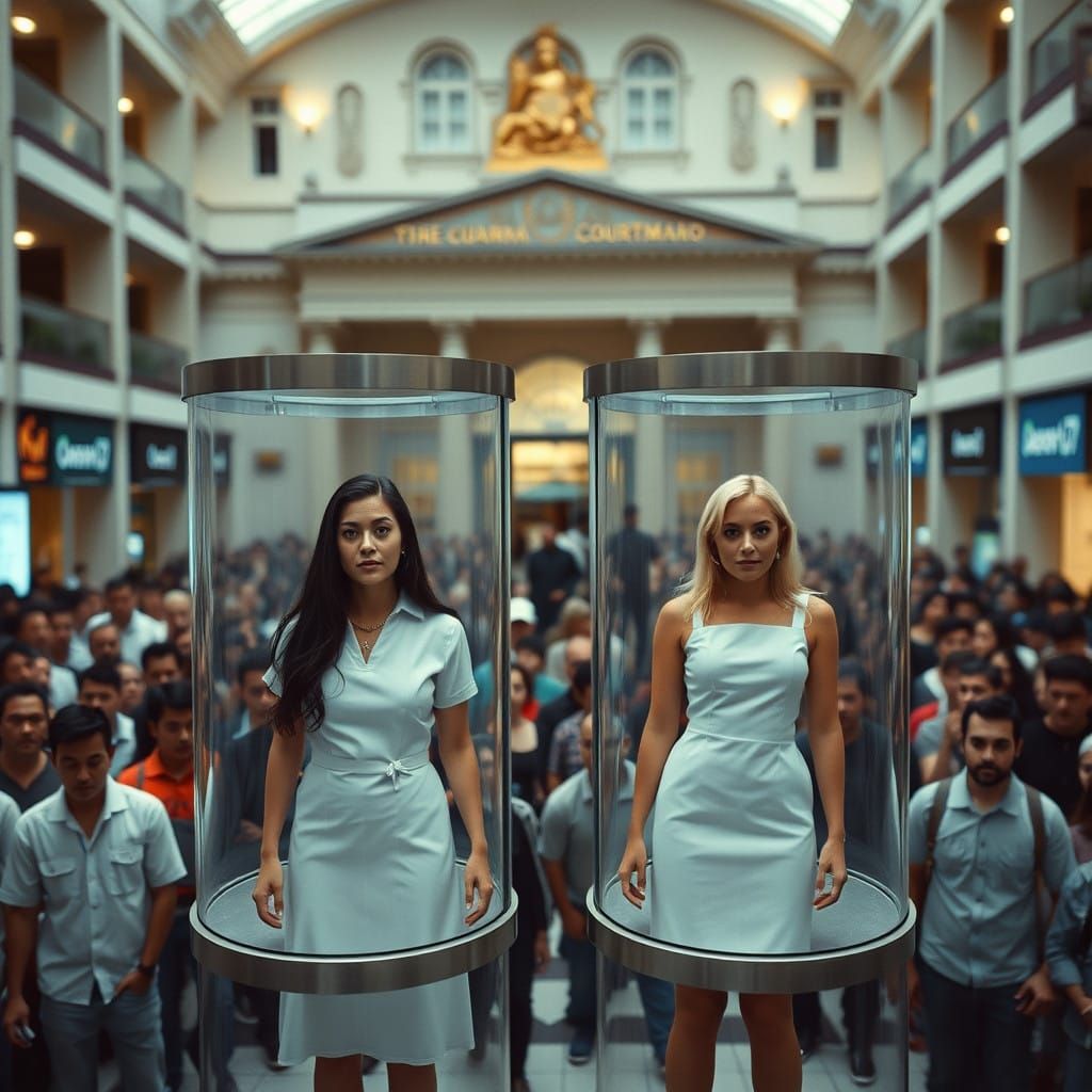 Urban Shame: Modern Women Condemned in Public Display