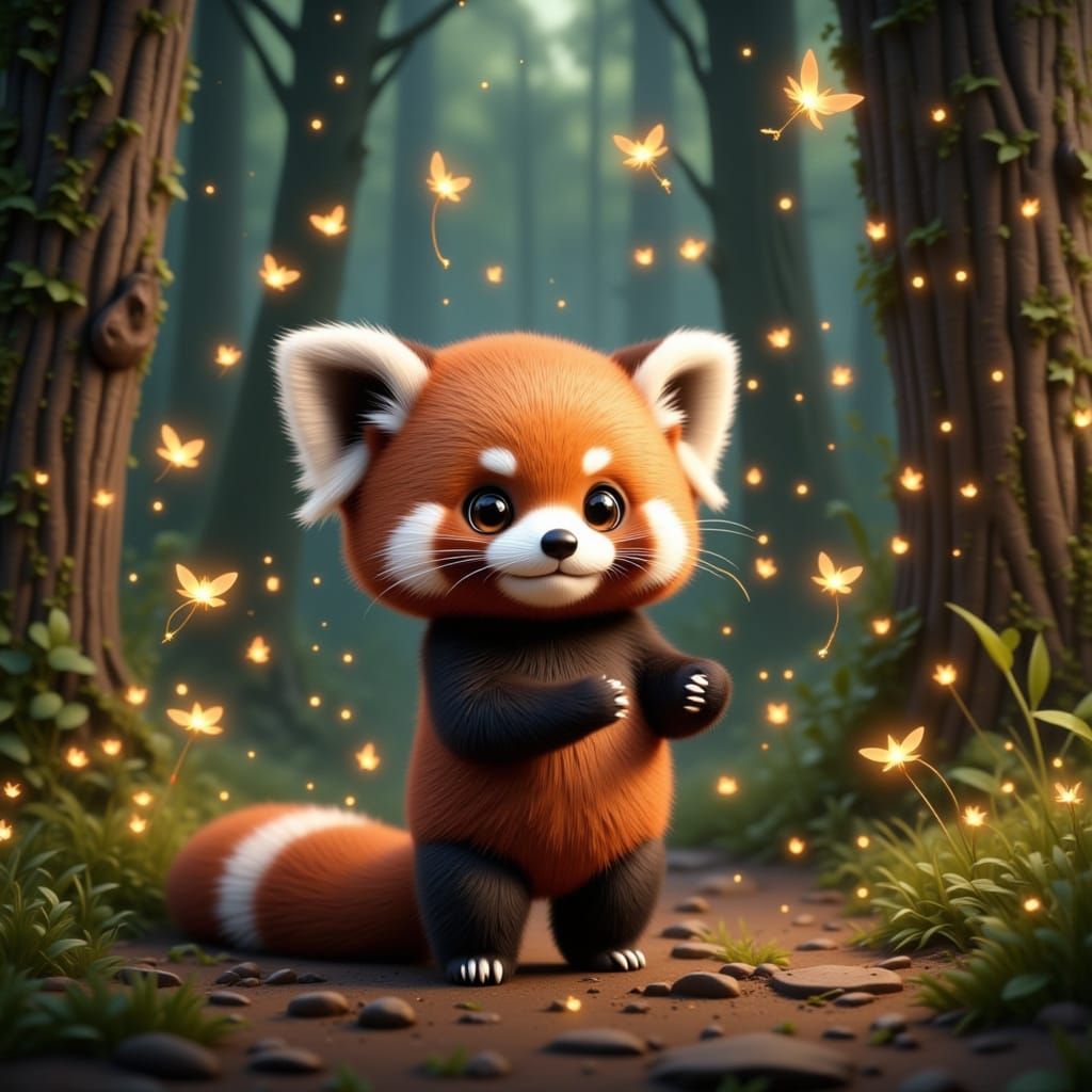 Playing with Fireflies ✨🤭🤗