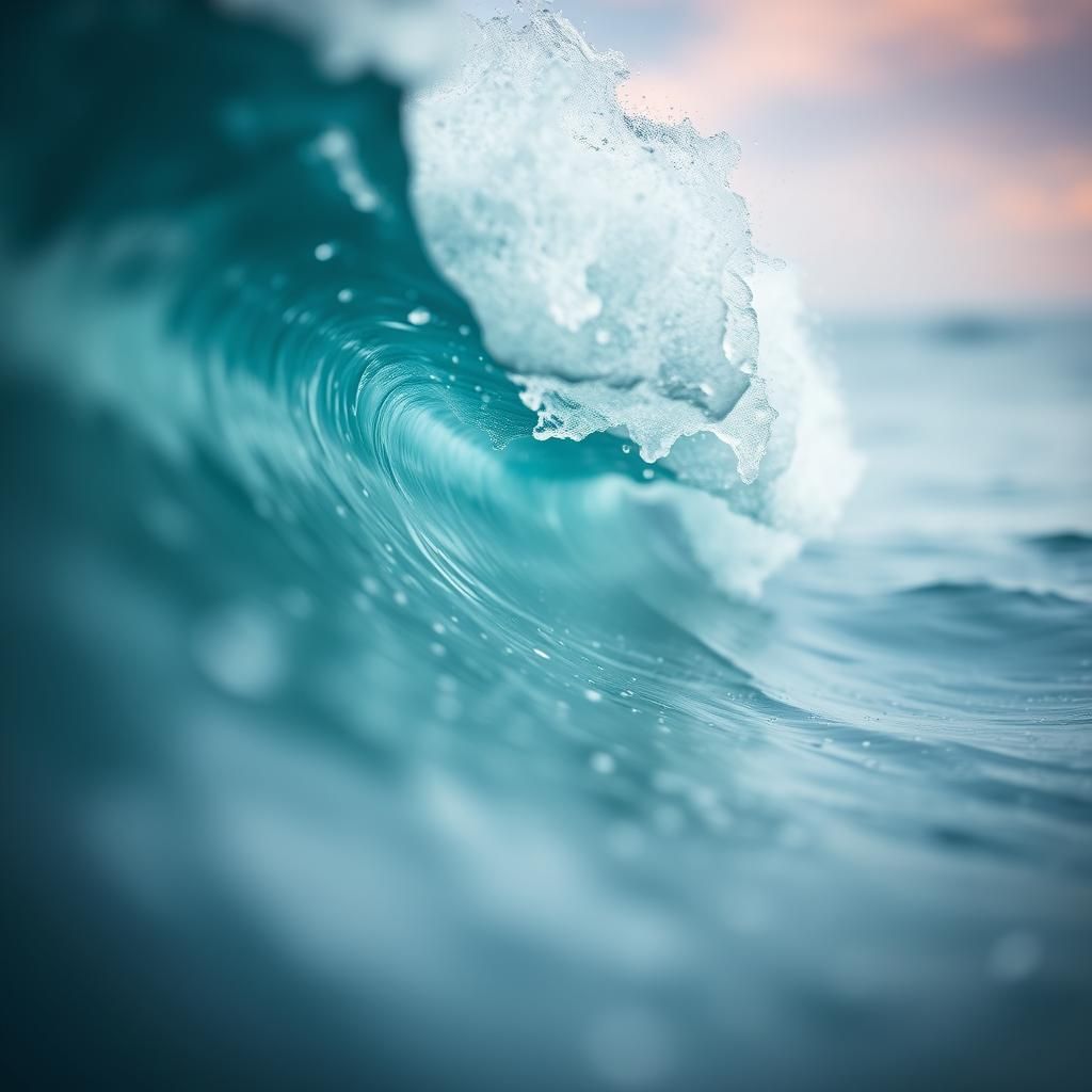 Majestic Ocean Waves in Sharp Focus Photography