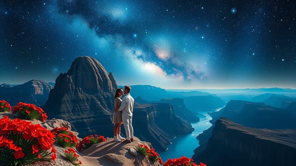 Cosmic Serenity at Galactic Overlook