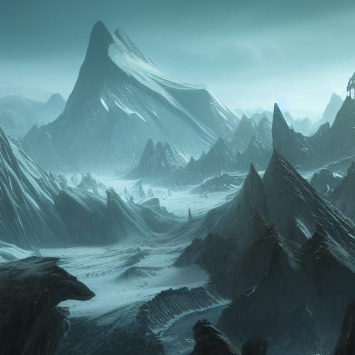 Fantastical Jotunheim Concept Art in Deep Color