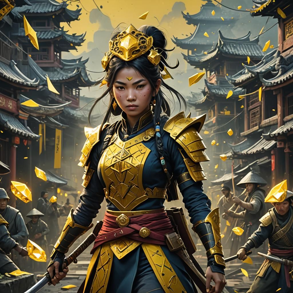 18 year old Vietnamese woman as the yellow diamond ninjetti ...