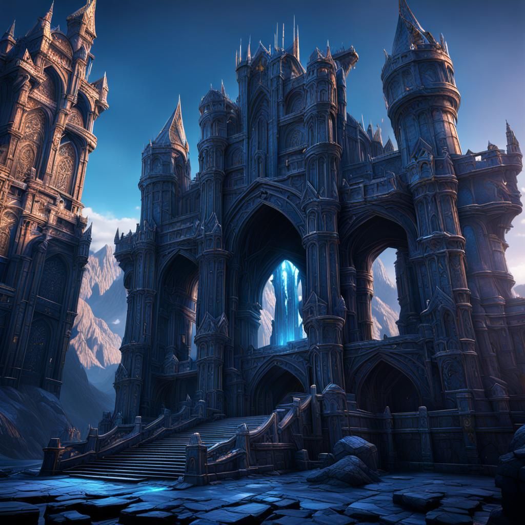 Detailed Matte Painting of the Infinity Blade