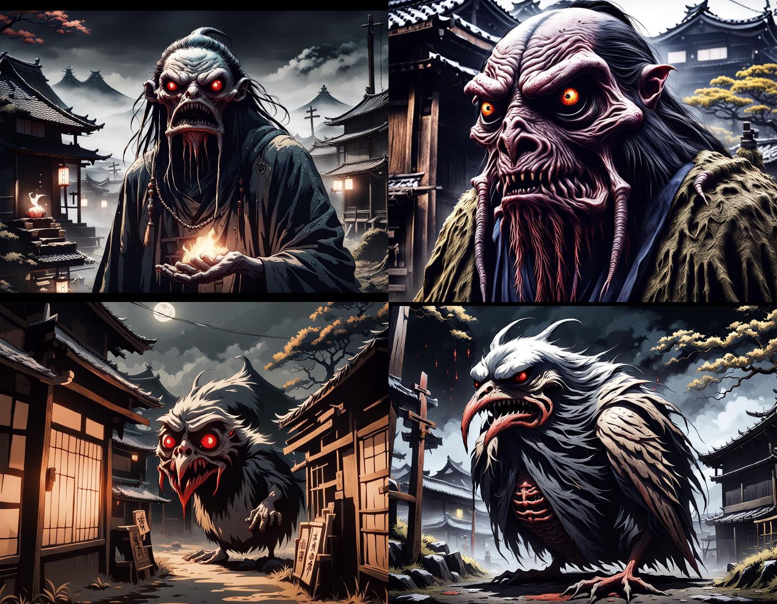 Eerie Spirits Haunt Sinister Village in 8K