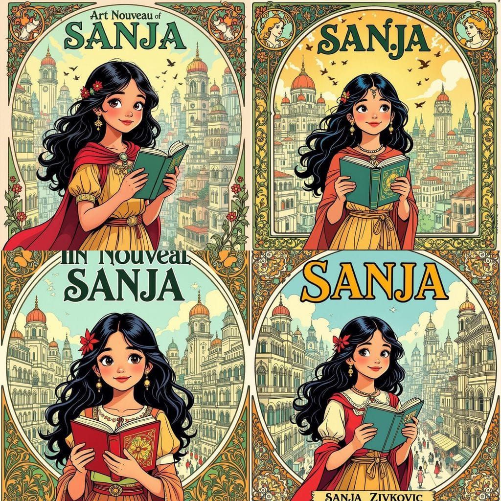 Art Nouveau Sanja Comic Book Character in Mumbai