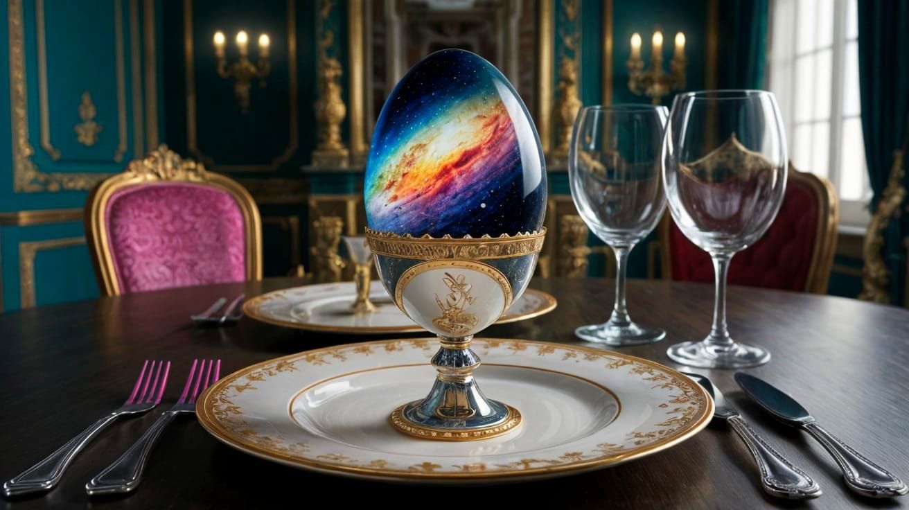 Nebula Egg in Luxury Mansion