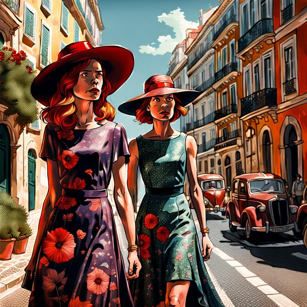 Comic book illustration // Secret voyage