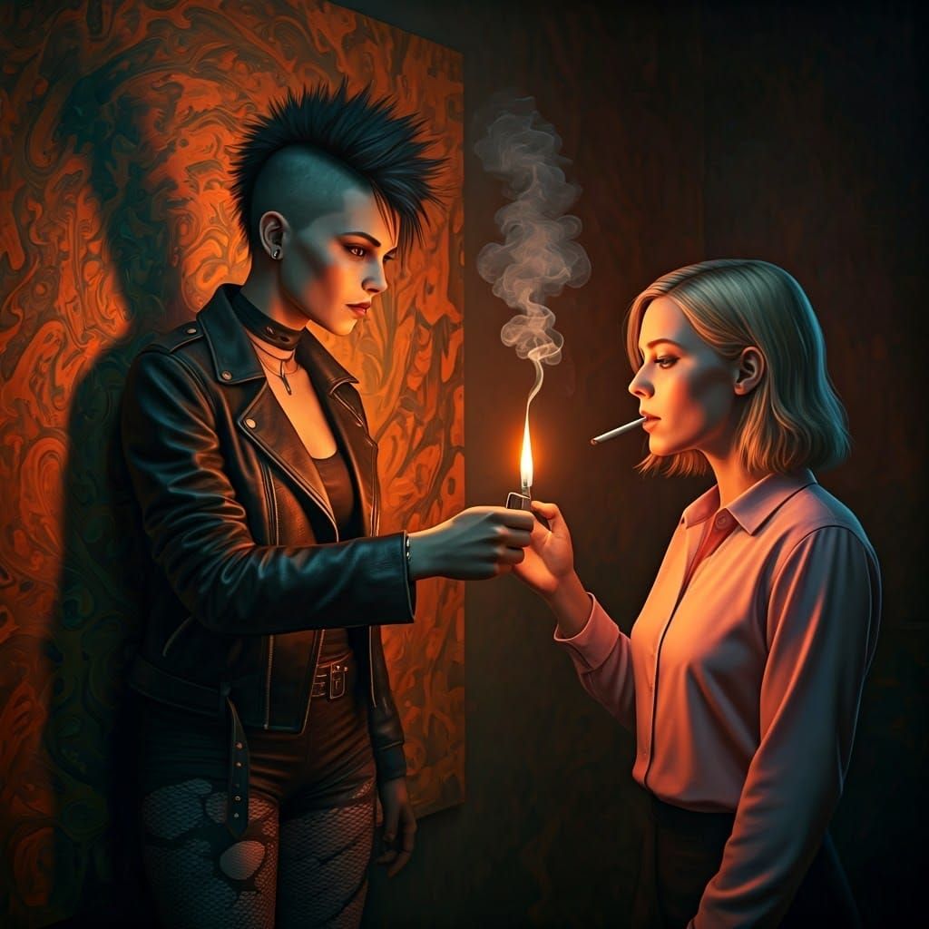 Surreal Encounter: Expressionism Meets Reality in Digital Ar...