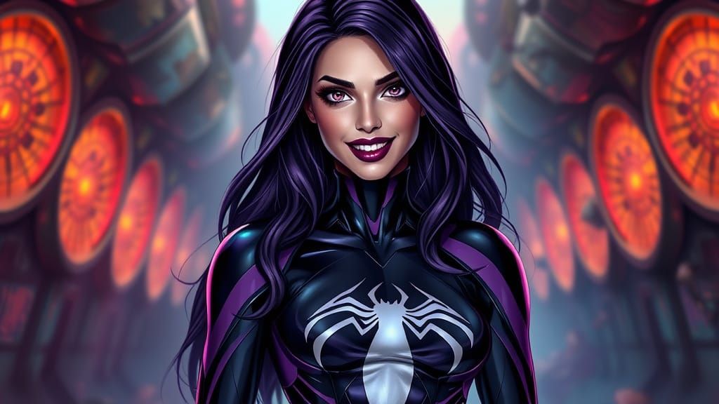 Surreal She-Venom Emerges from Symbiote Hive