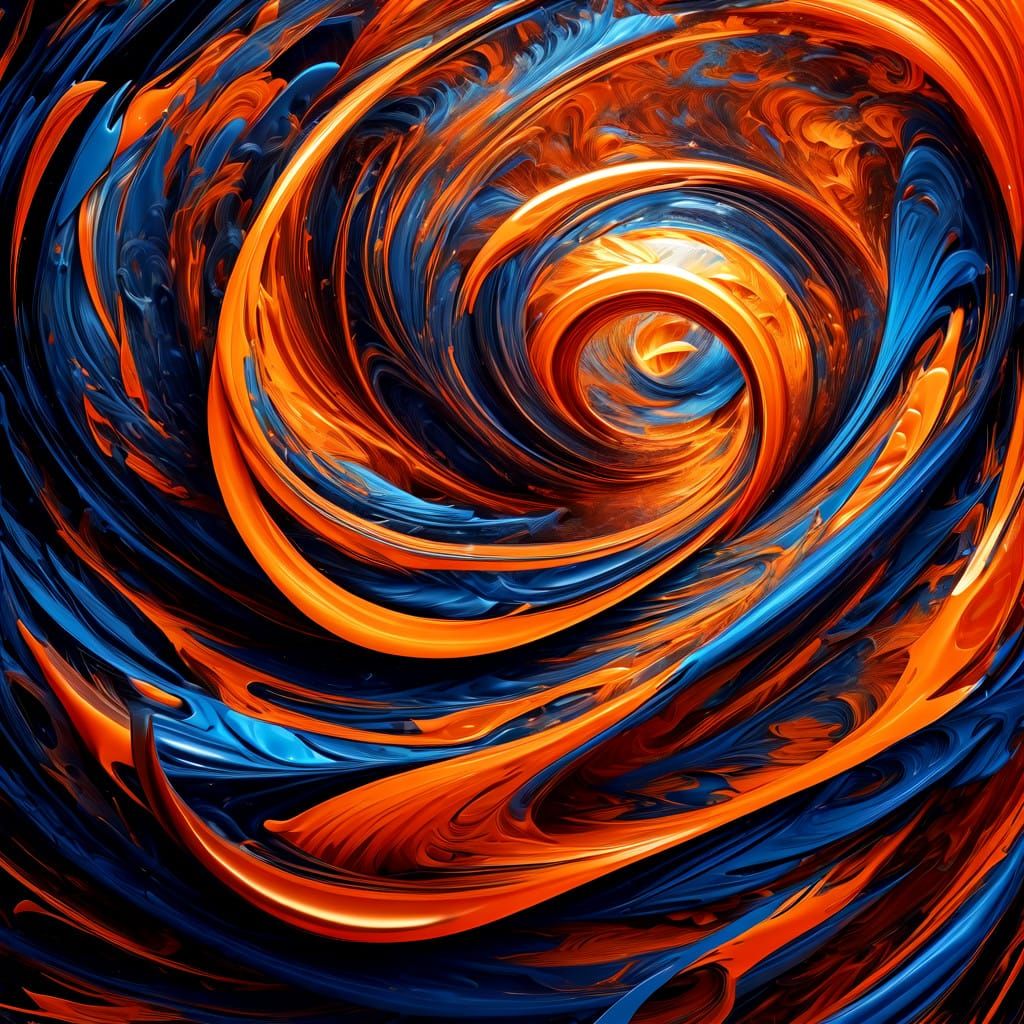 Ethereal Love Dance in Vibrant Neo-Expressionist Style