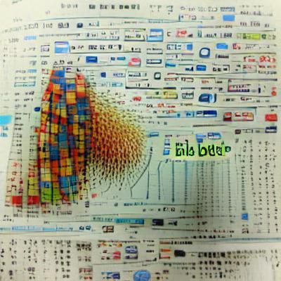 Abstract Visualization of Big Data Concept