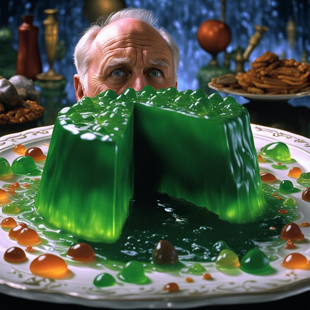 Man Screaming in Green Jello: Digital Matte Painting
