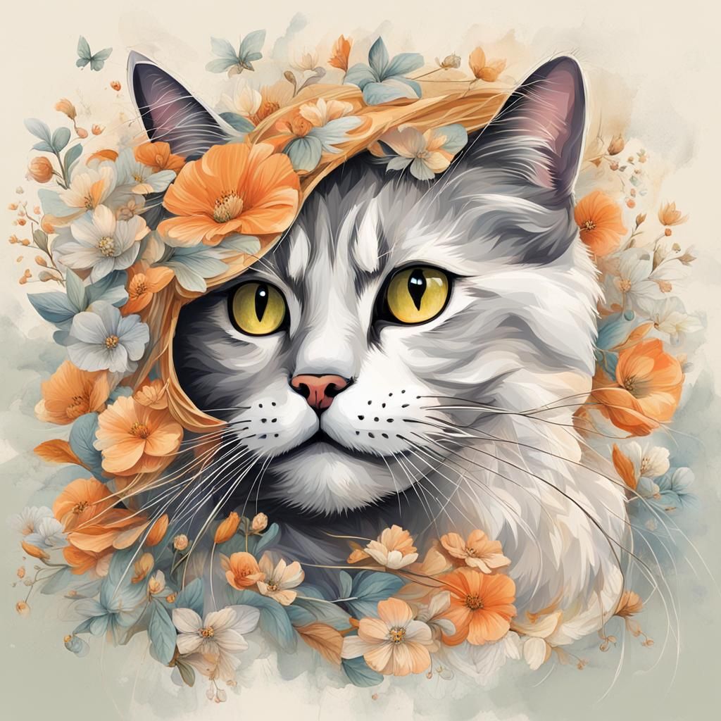 Relaxed and Watchful: Feminine Cat Energy