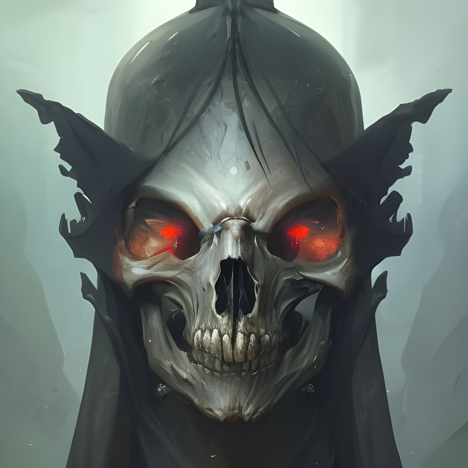 Intricate Skeletal Overlord Portrait in Unreal Engine 5