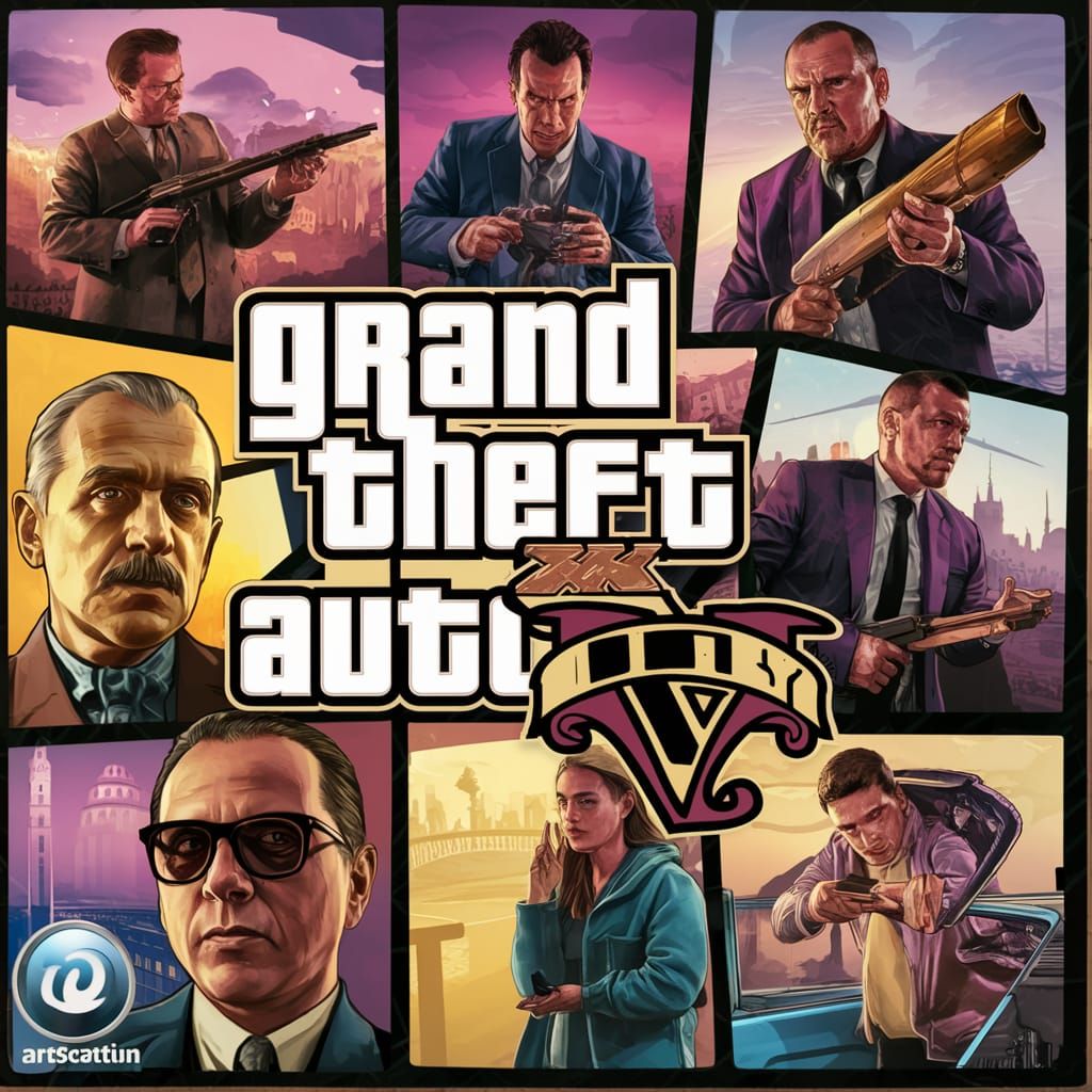 Grand Theft Auto XI Italy: Dark Fantasy Cityscape