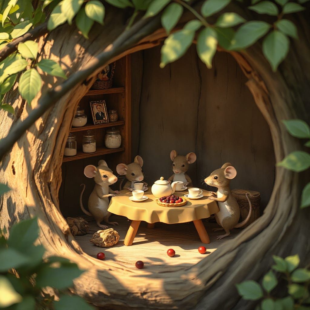 Mouse tea party