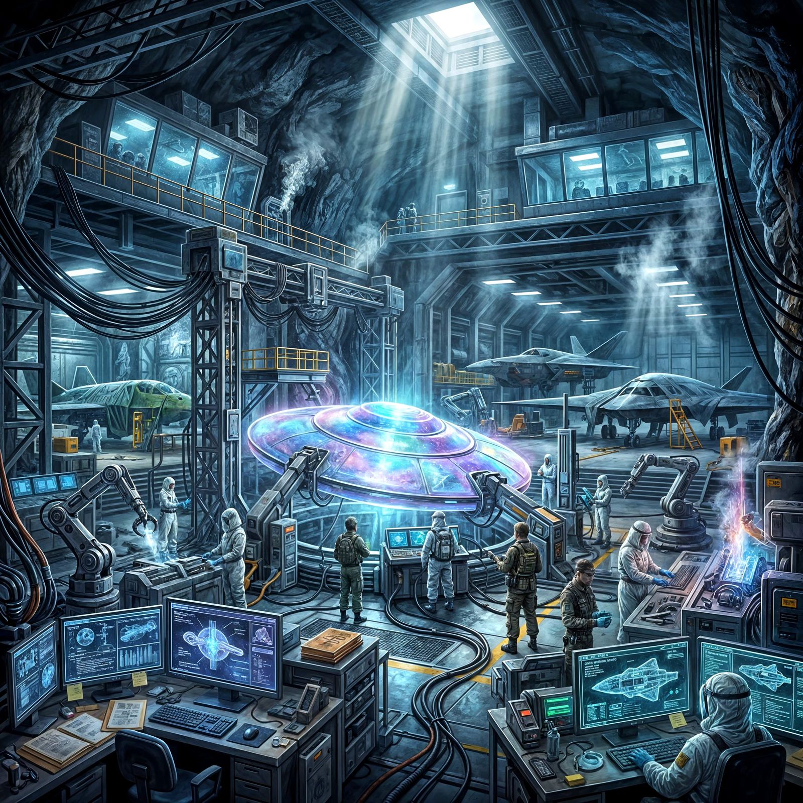 Mysterious goings-on inside Area 51