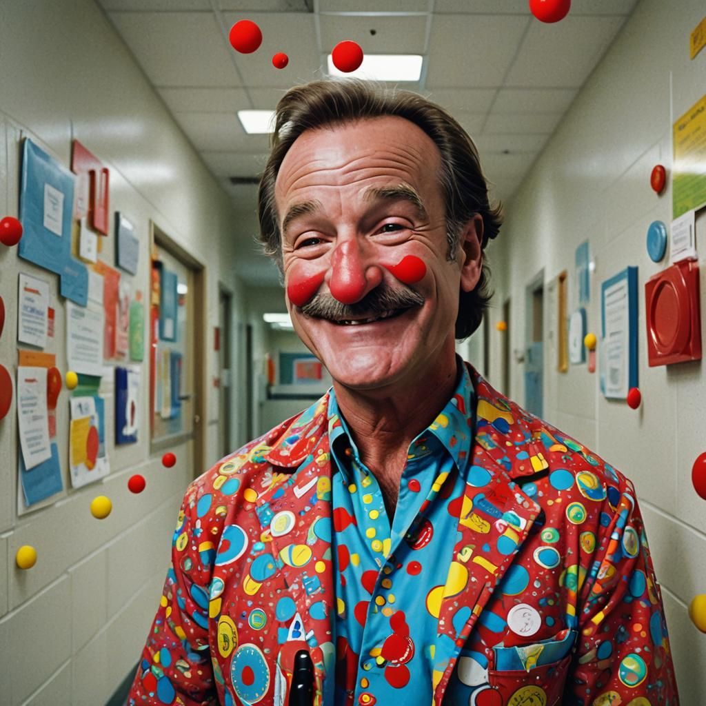 Patch Adams as Pop Art Graphic Novel