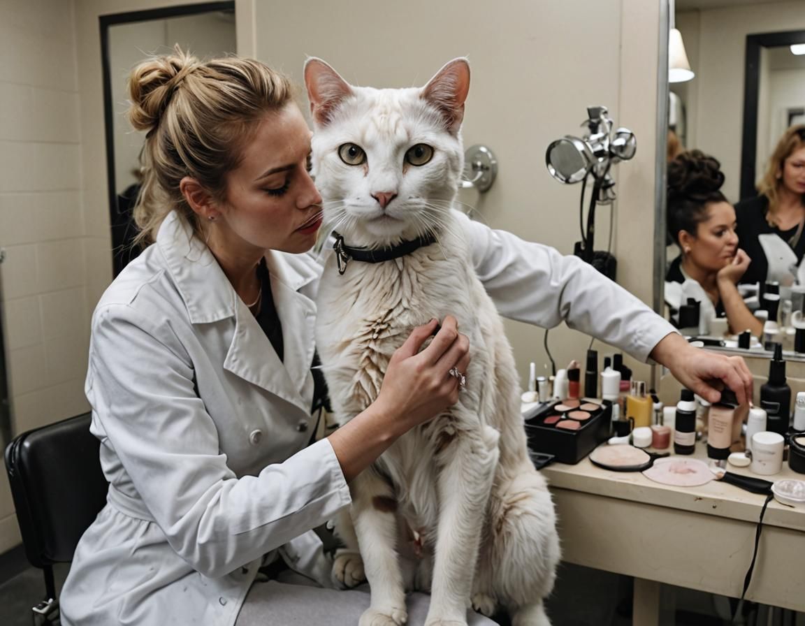 Cat's Transformation: Makeup Room Chimera