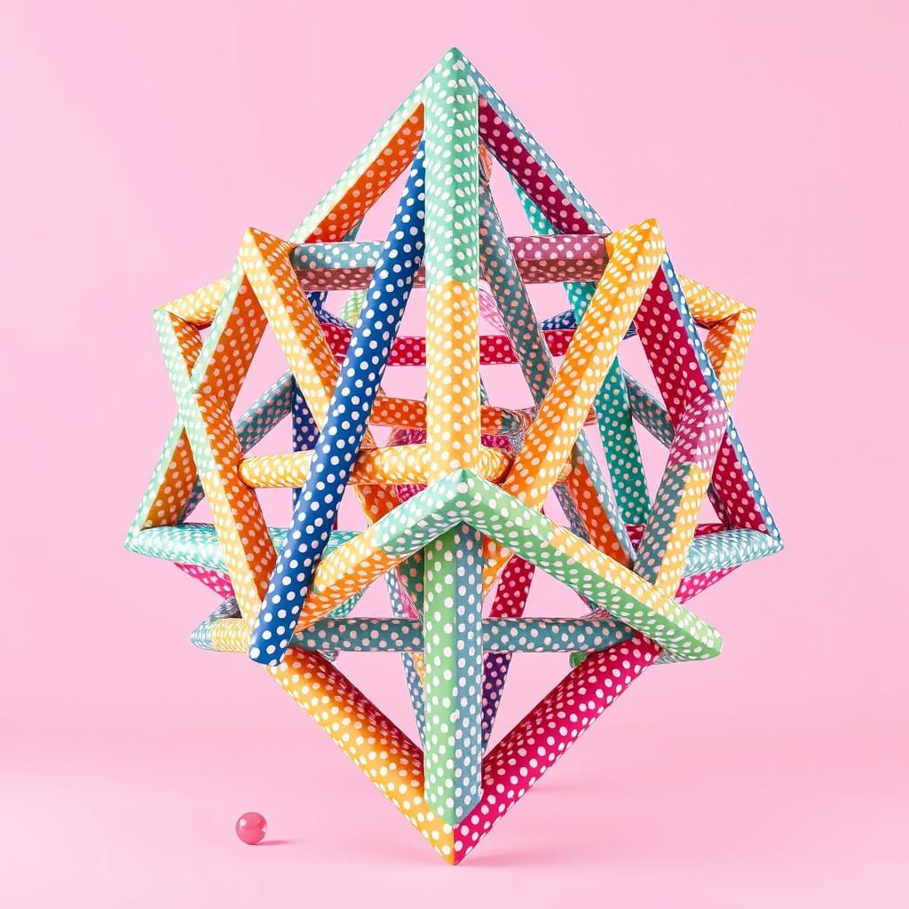 Polka Dot Beams in Impossible Geometry Construction