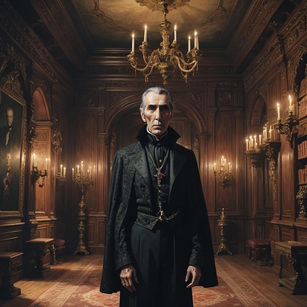 Count Dracula in Carpathian Castle: Ray Caesar Style