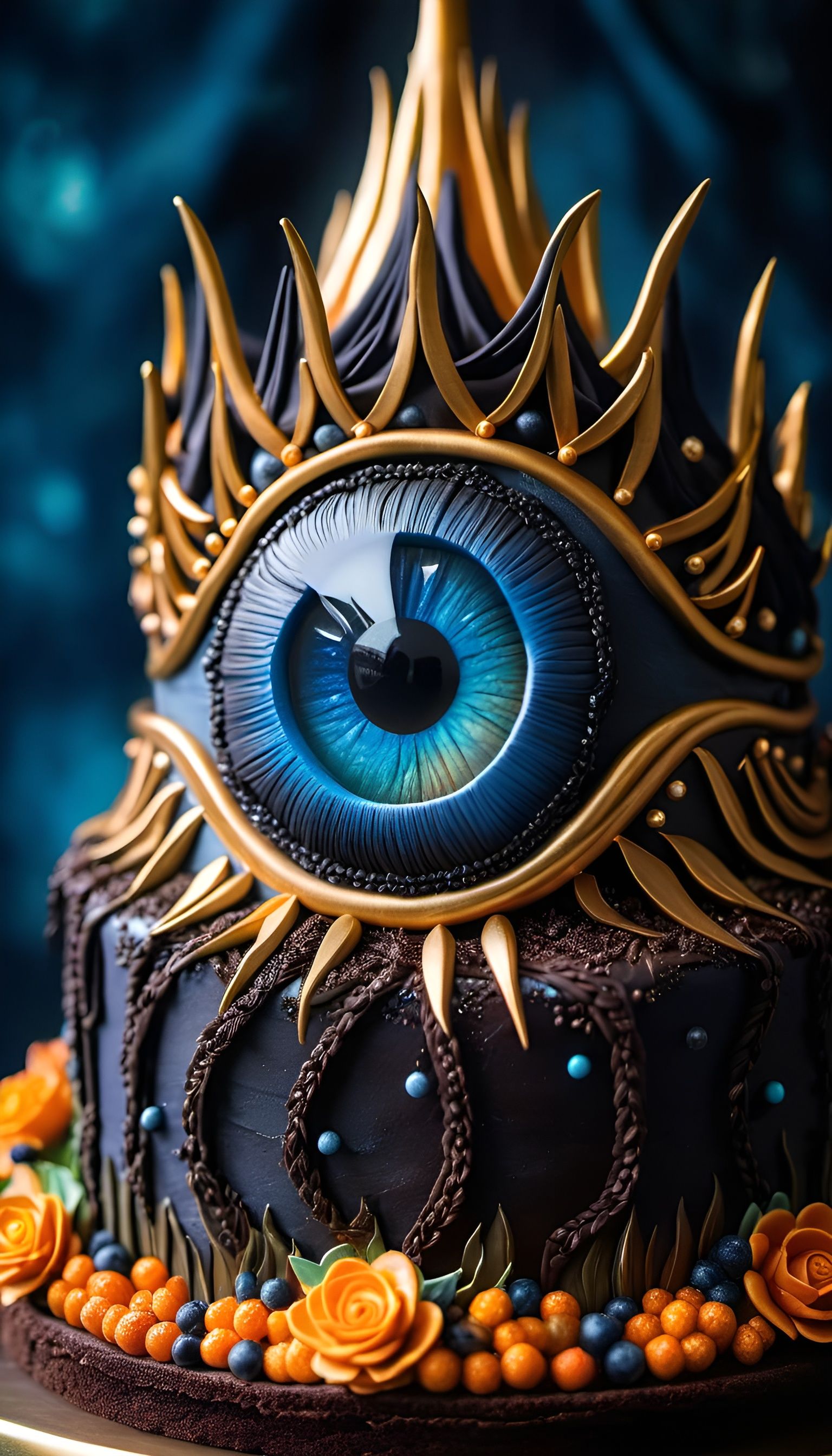 Eye of Sauron Cake: Foodpunk Masterpiece
