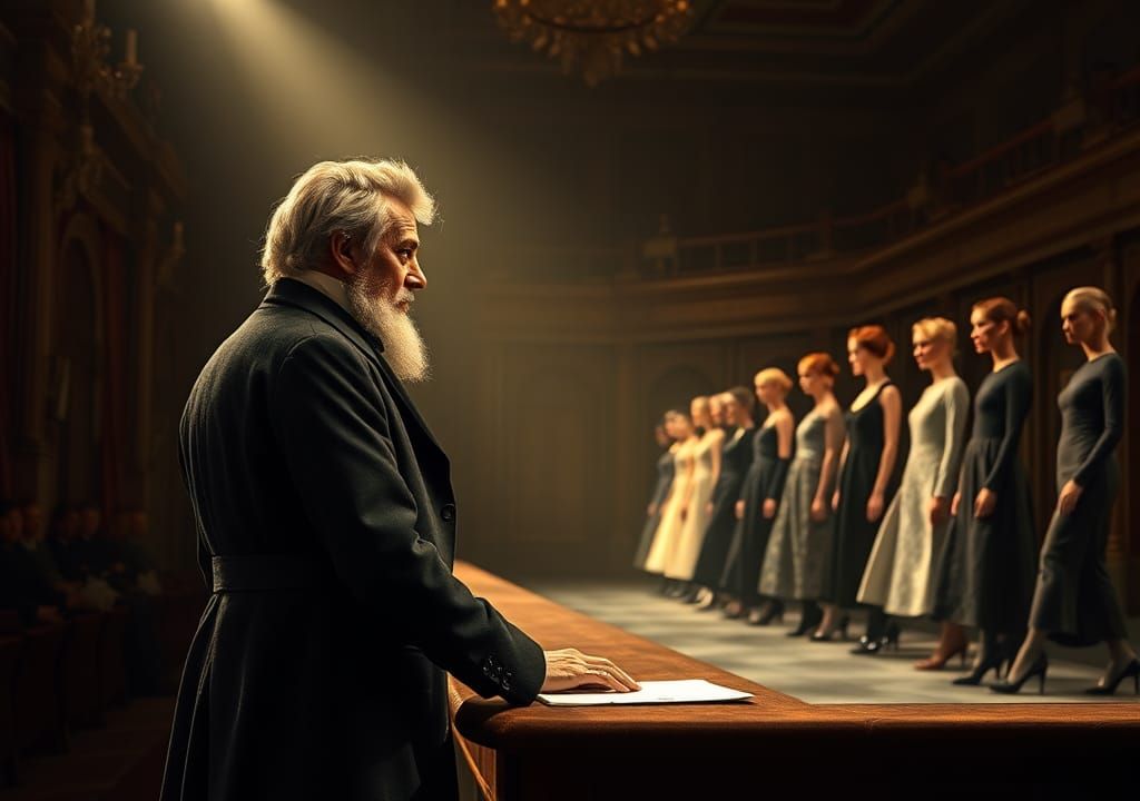 Kierkegaard Judges a Modeling Competition in Victorian Theat...