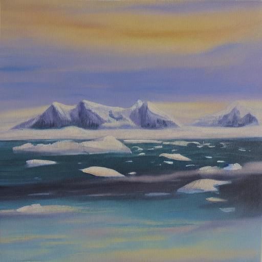 Frozen Wilderness in Oil on Linen