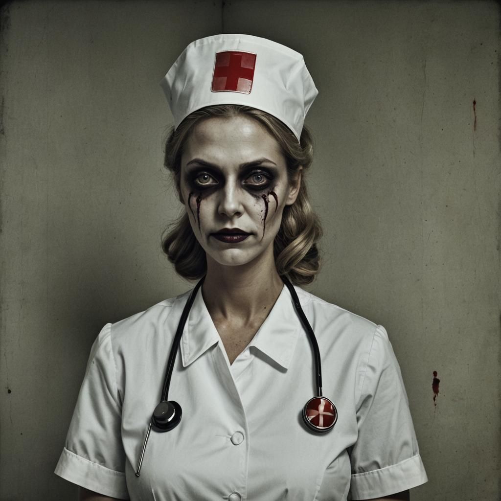 A creepy nurse