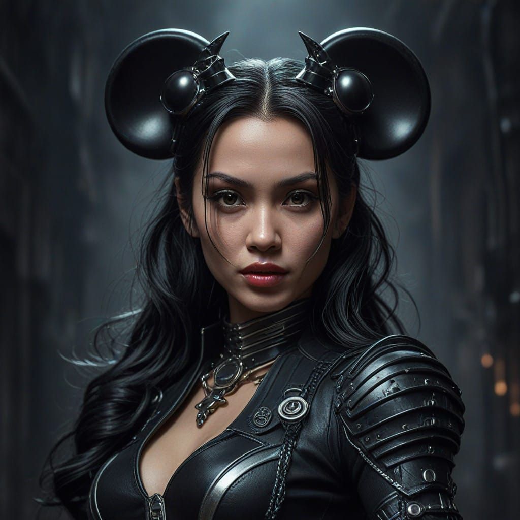 Elegant Femme Fatale Goddess Ignites High Octane Fury