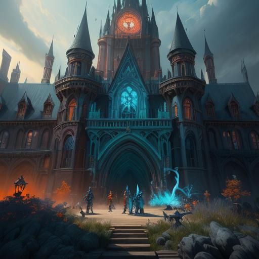 Wizards Prepare for Magical Academy Year