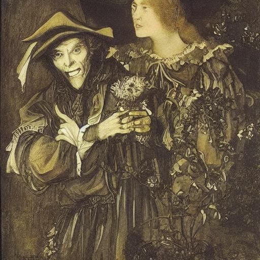 Silent Hearts: Renaissance Engraving Meets Dreamlike Symboli...