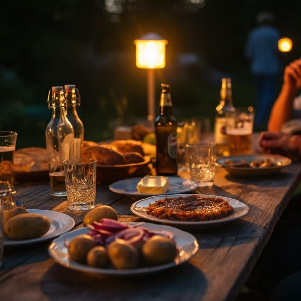 A Swedish surströmming festival...