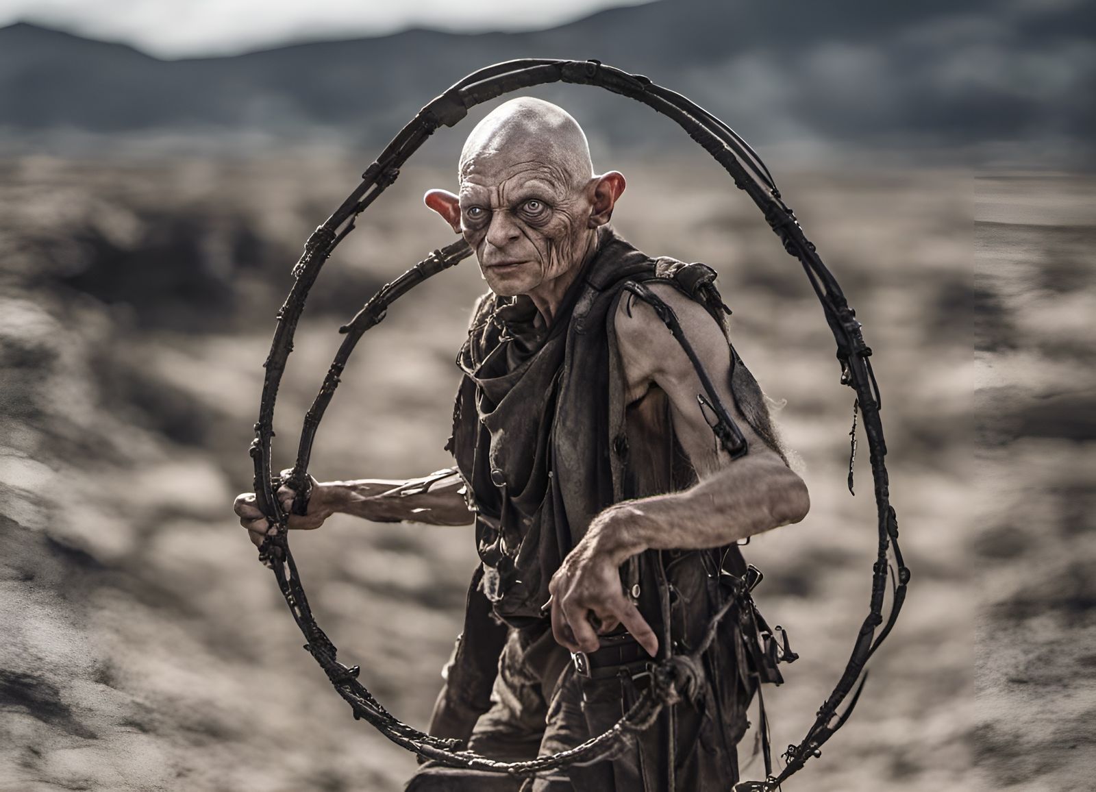 Gollum Post-Apocalyptic Aerial Hoop Show