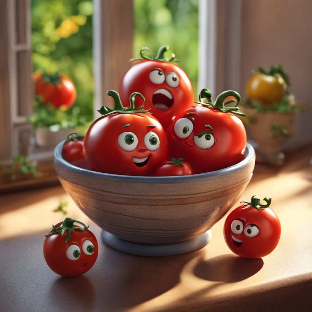Why did the tomatoes get into a fight in the bowl?  Because they were trying to ketchup!
