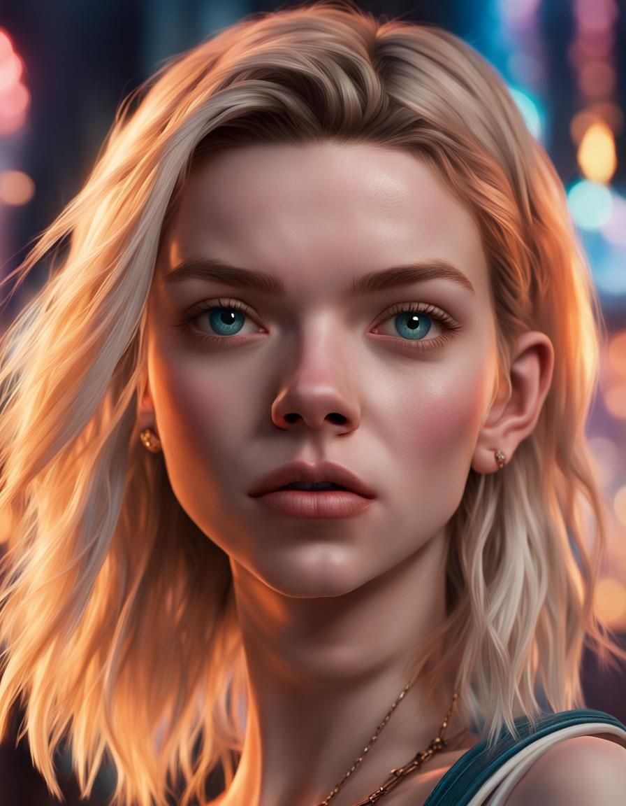 Anya Taylor-Joy as Namine in Kingdom Hearts: Live Action