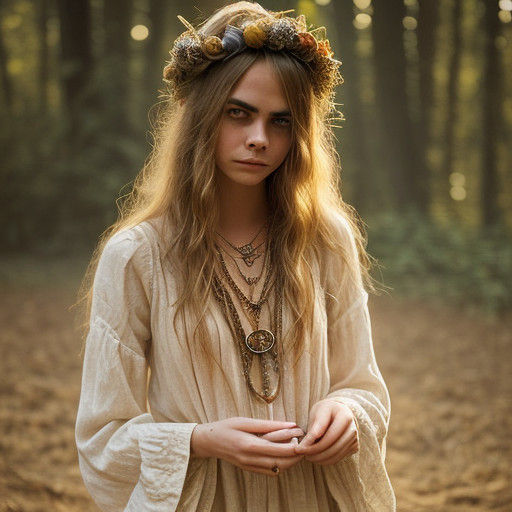 Enchanted Whimsy in Warm Golden Hour