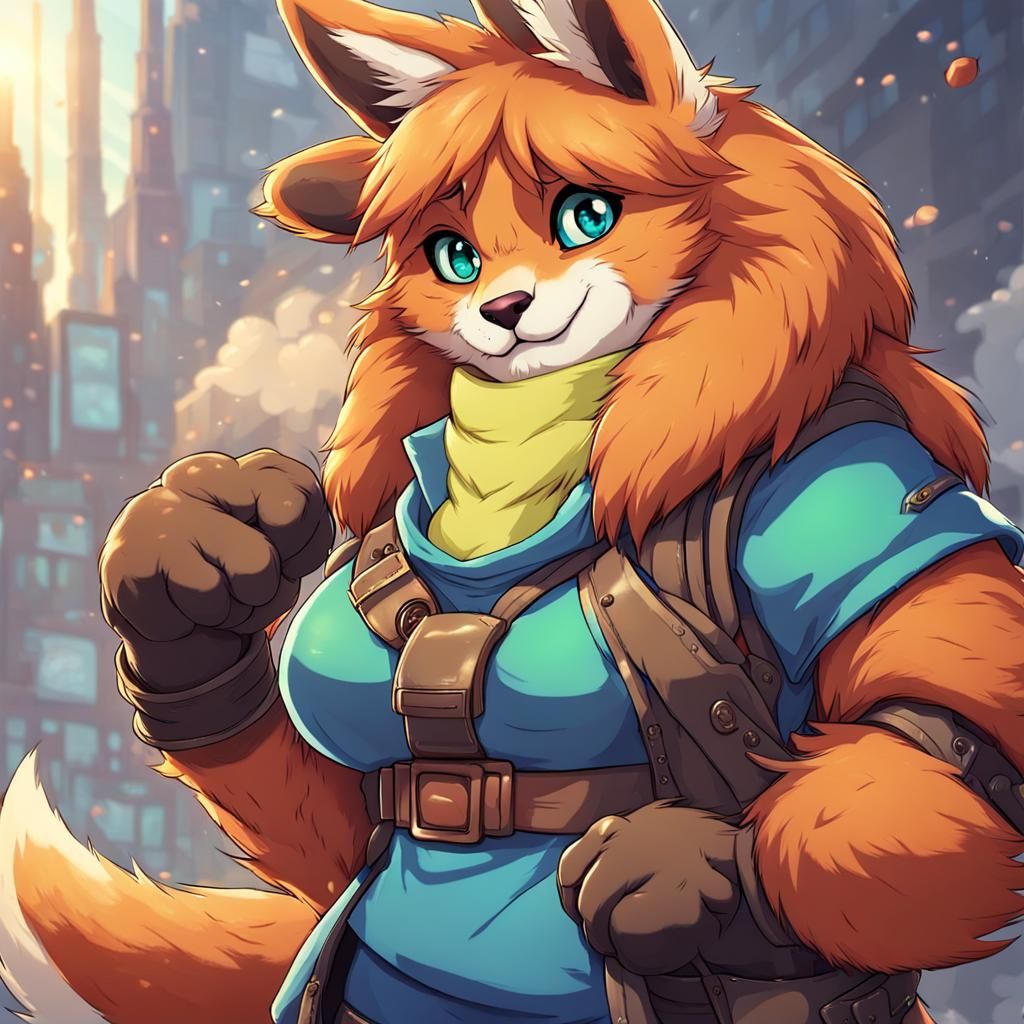 AI Generated Furry Character