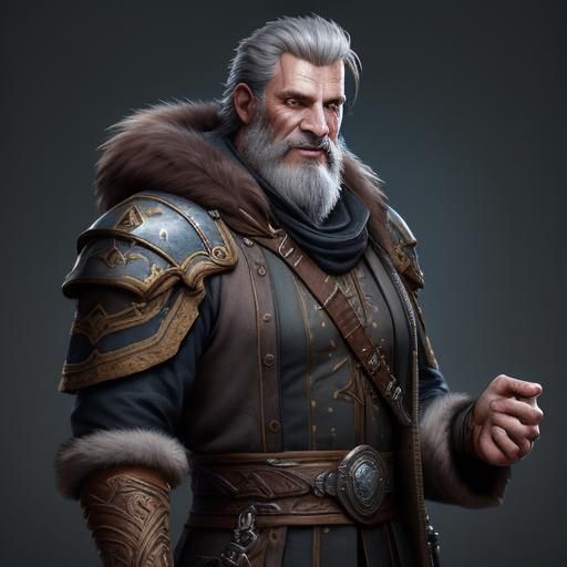 Handsome Guild Master: Detailed Matte Painting in Unreal Eng...