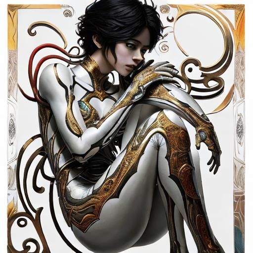 Vibrant Geometric Abstraction in Op Art Style