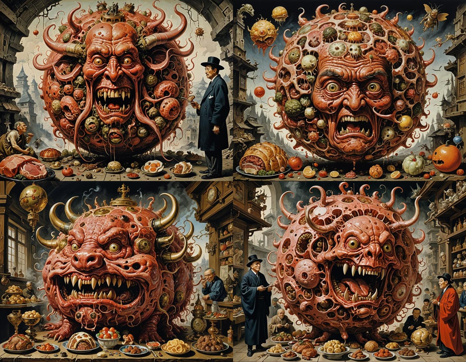 Disturbing Homunculus: Surreal Horror Monstrosity