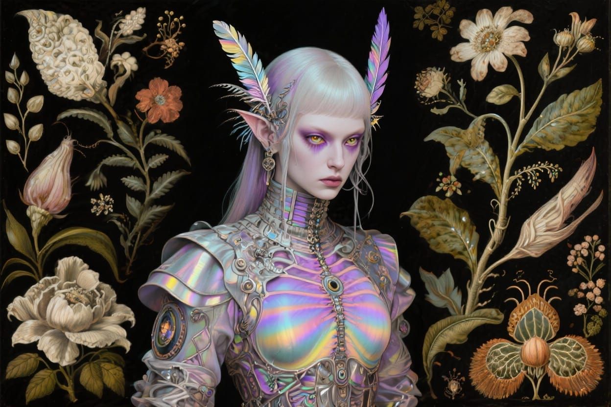 Weird AI Quilliedpunk Diasthmus