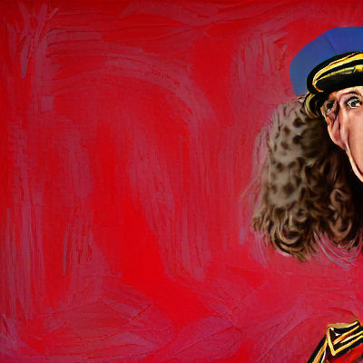 Regal Portrait in Classical Style