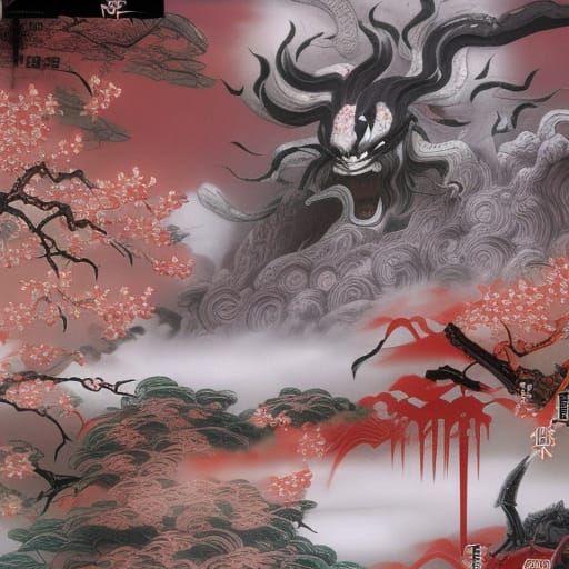Epic Okami Digital Matte Painting