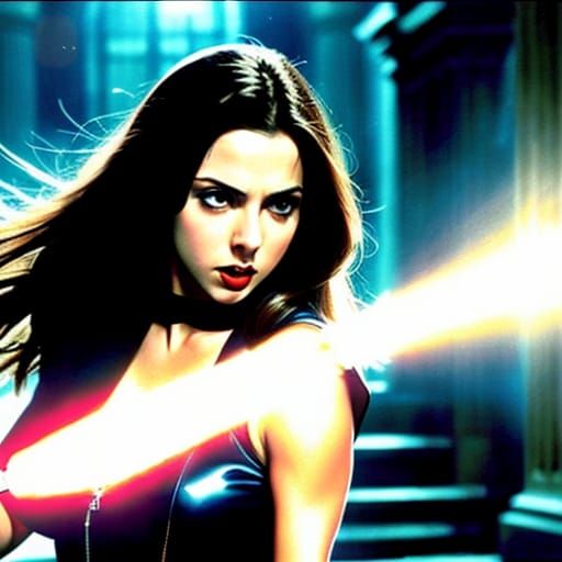 NotNightCafe. Selene from Underworld 7