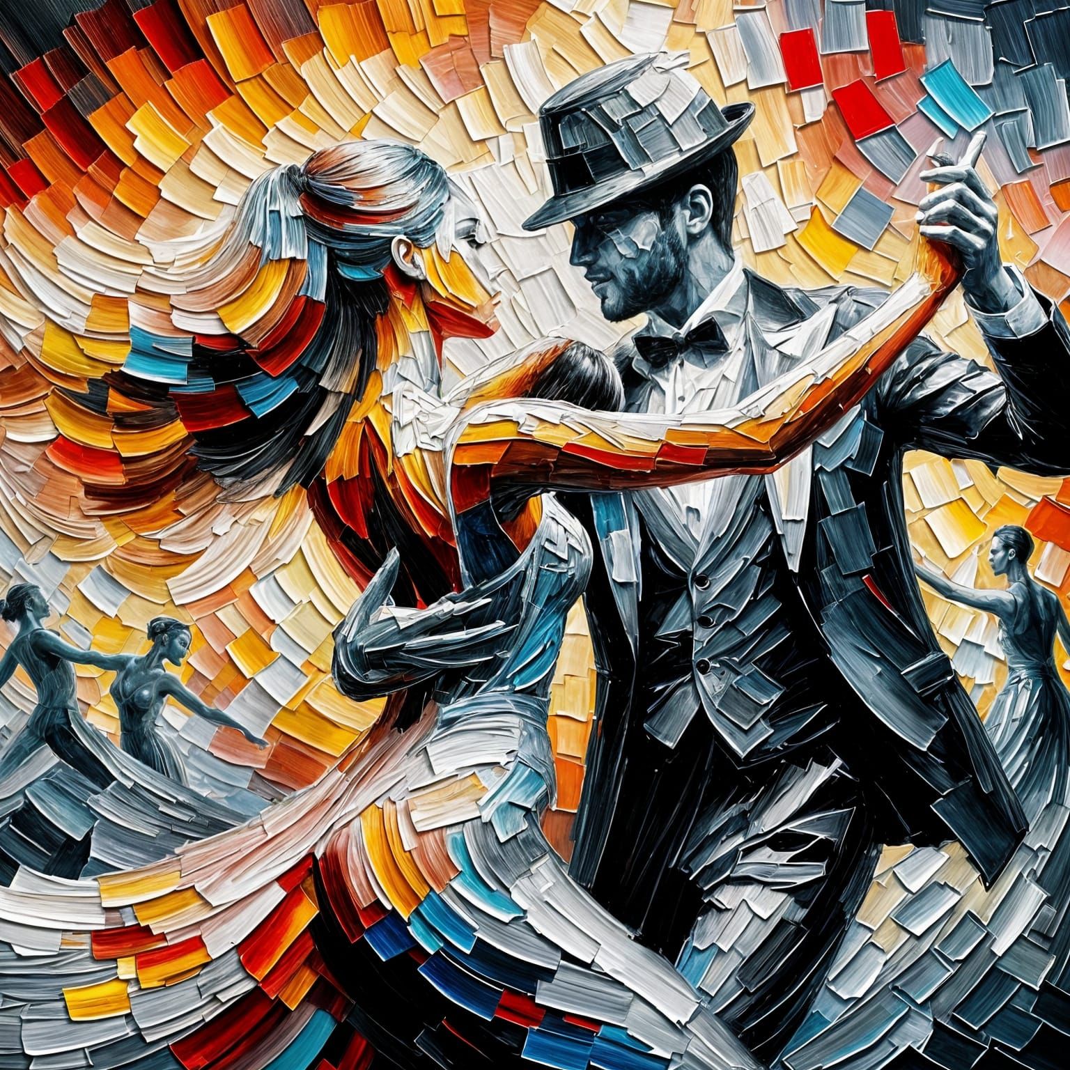 Dancing Duo in Dynamic Contrasts