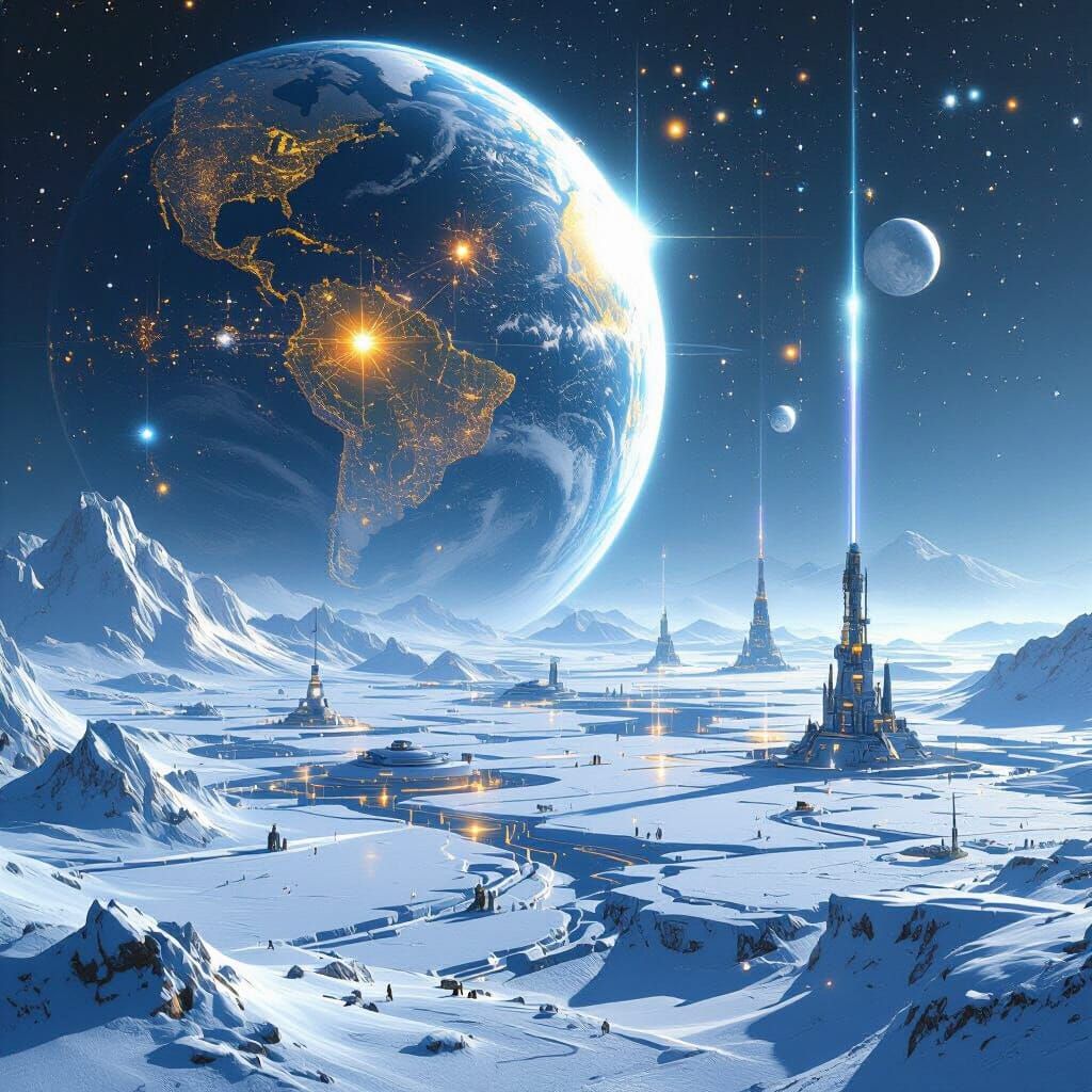 Cosmic Harmony: Earth Linked to Space Outposts