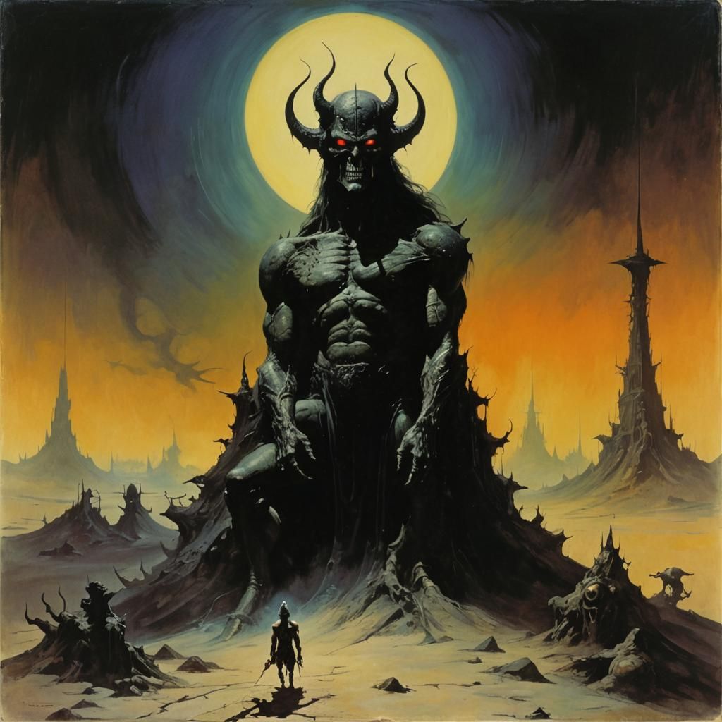 Evil Nightmarish Dream in Fantasy Art Style