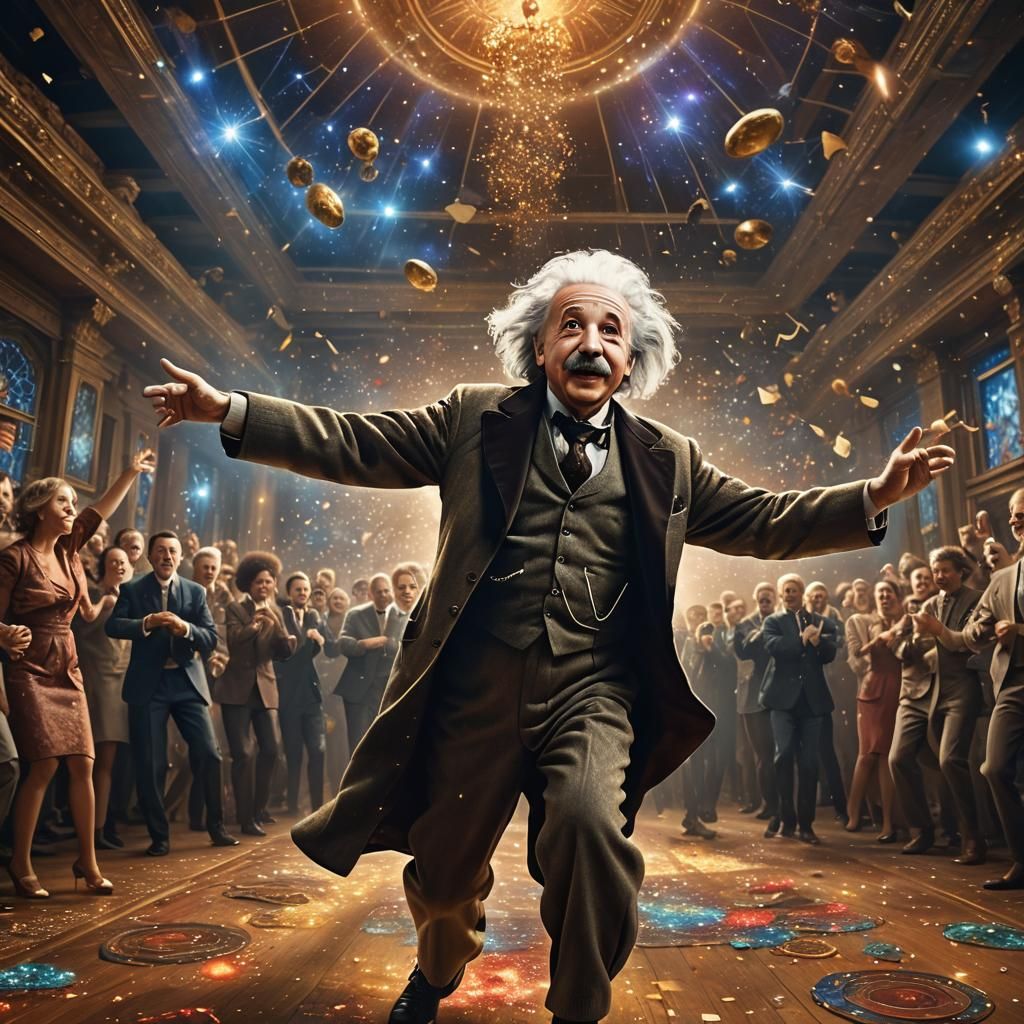 Einstein Dances Gangnam Style: Epic Digital Art