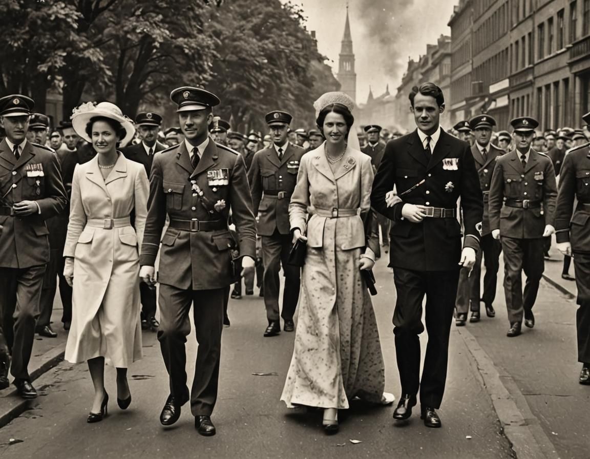 Humorous Glamour: Photoshopped Historical Event
